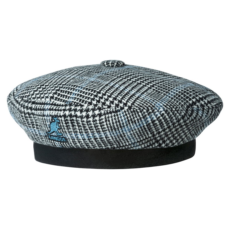 Kangol Show Your Teeth Plaid Beret – Black-Blue Small/Medium