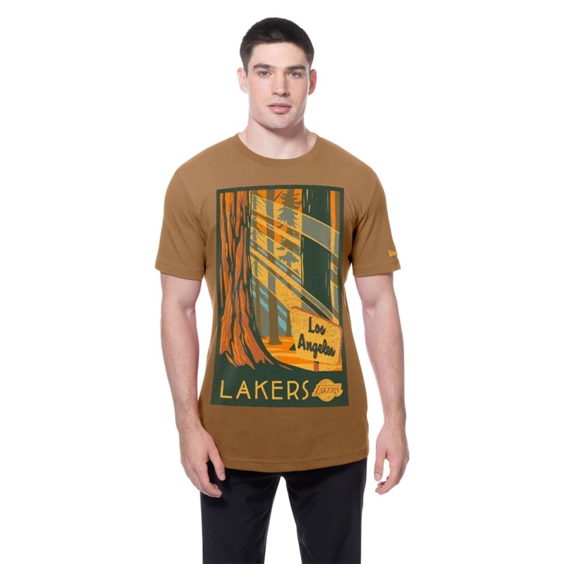 LA Lakers NBA All Star Game Victory Grove 2025 Beige T-Shirt S