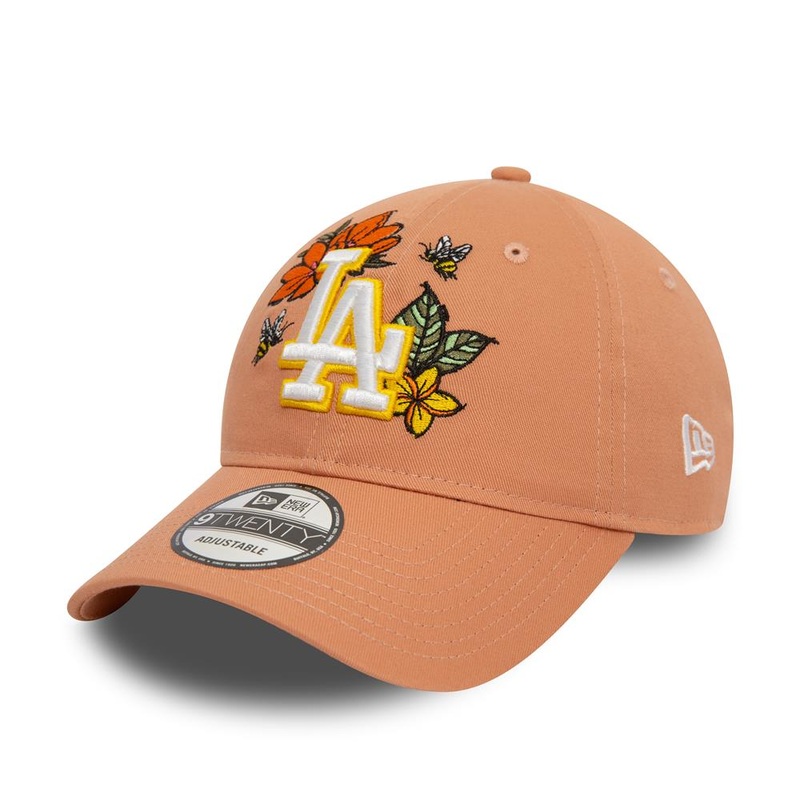 Los Angeles Dodgers 9TWENTY MLB Floral Brown Cap One Size