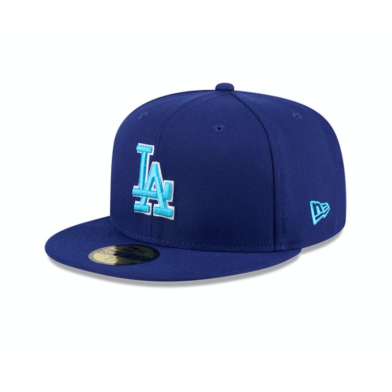 Los Angeles Dodgers New Era 2024 MLB Father’s Day On-Field 59FIFTY Fitted Hat – Royal 6 7/8