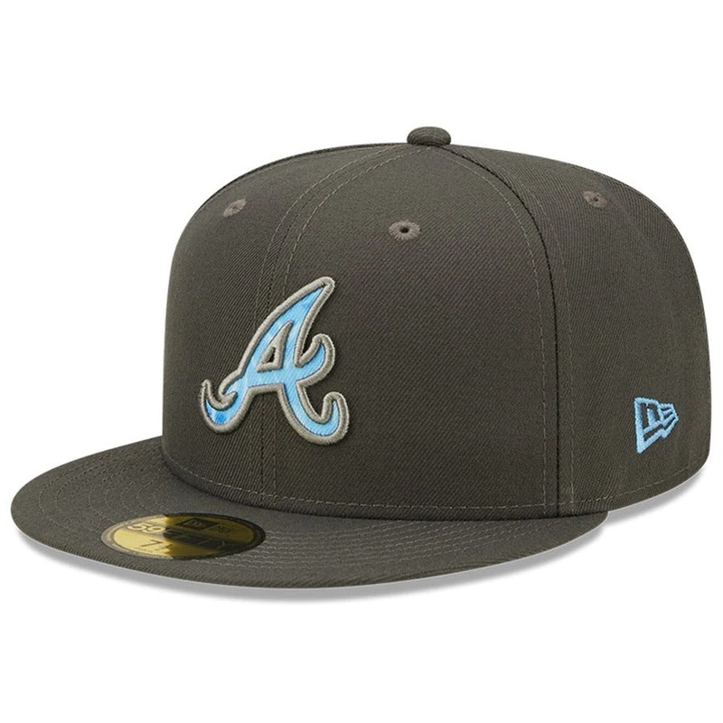 New Era Atlanta Braves Graphite 2022 Father’s Day On-Field 59FIFTY Fitted Hat