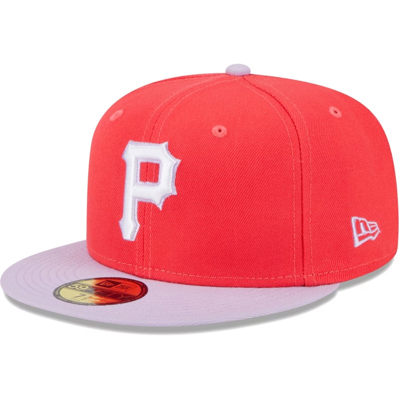 New Era Pittsburgh Pirates Spring Red/Lavender 2023 59FIFTY Fitted Hat