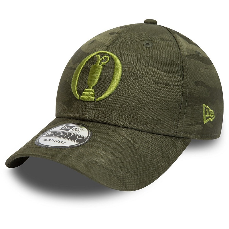 New Era The Open 9FORTY Tonal Camo Olive Cap One Size