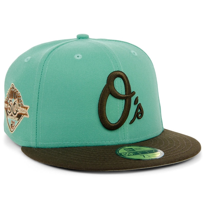 New Era x Lids HD  Baltimore Orioles Ice Cream Chocolate Mint 2022 59FIFTY Fitted Cap