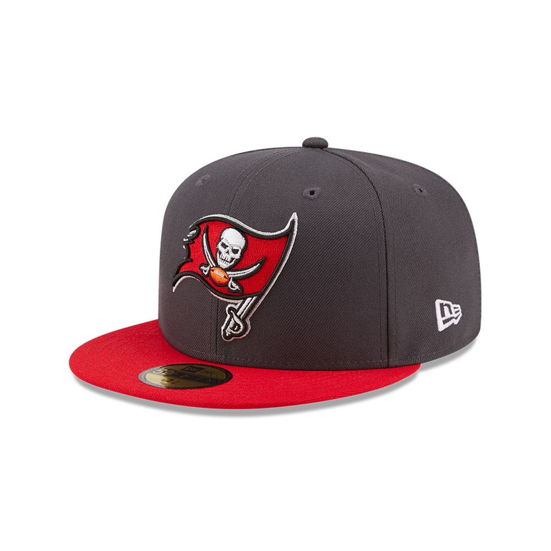 Tampa Bay Buccaneers 59FIFTY NFL Grey Cap 7
