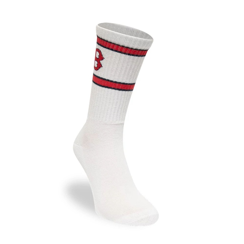 Boston Red Sox MLB Premium White Socks 2-5