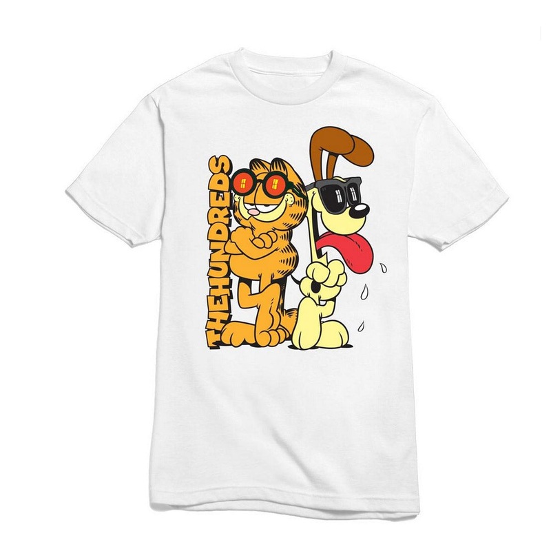 Garfield x Hundreds Odie T-Shirt (White) m
