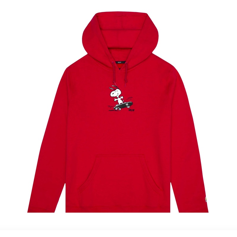 Huf x Peanuts Snoopy Skates Pullover Hoodie m