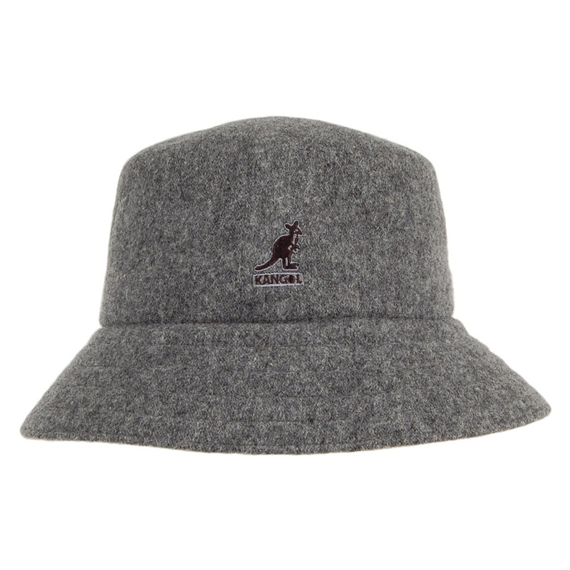 Kangol Lahinch Wool Bucket Hat – Grey S