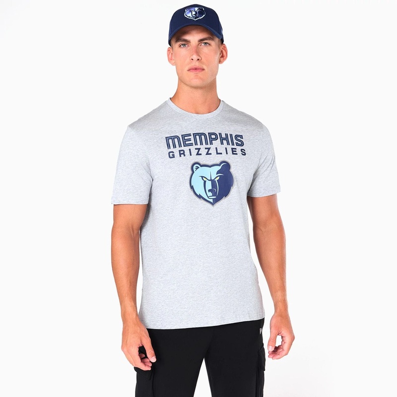 Memphis Grizzlies NBA Grey T-Shirt XS