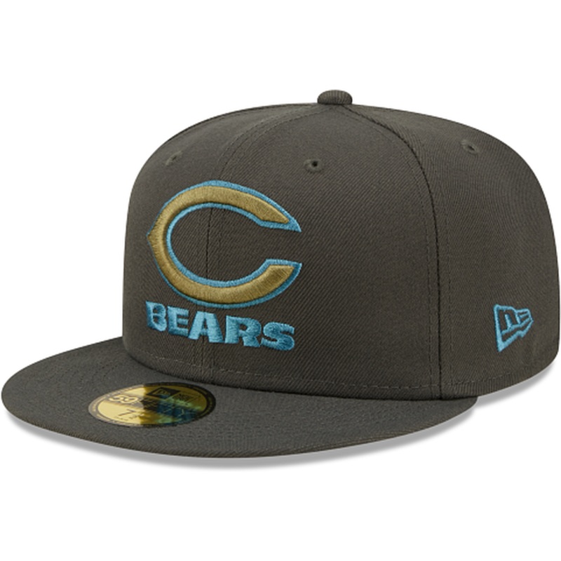 New Era Chicago Bears Color Pack Steel 2022 59FIFTY Fitted Hat