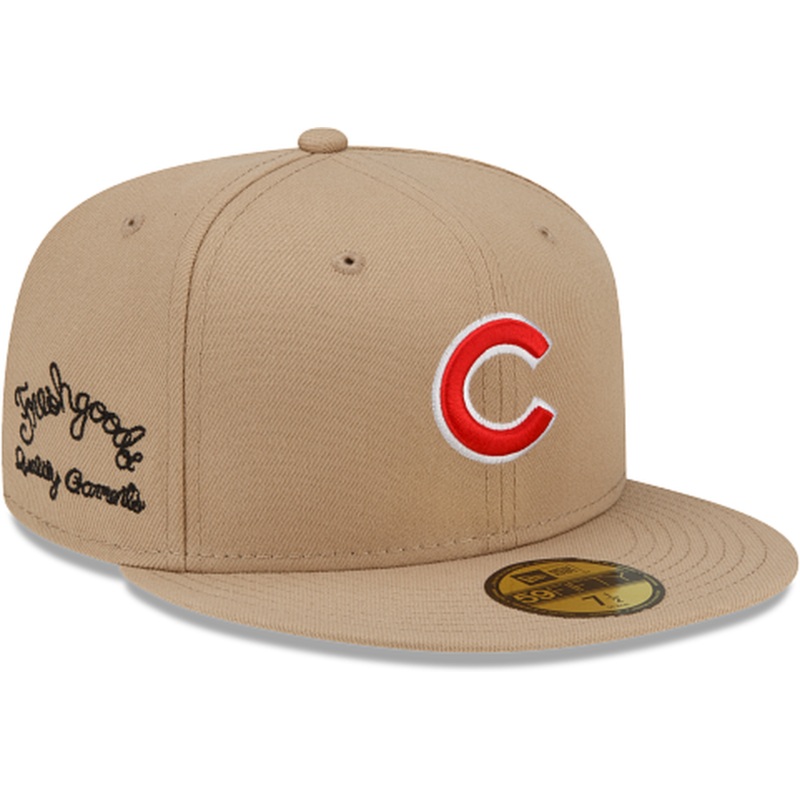 New Era  Joe Freshgoods X Chicago Cubs Camel 2022 59FIFTY Fitted Hat