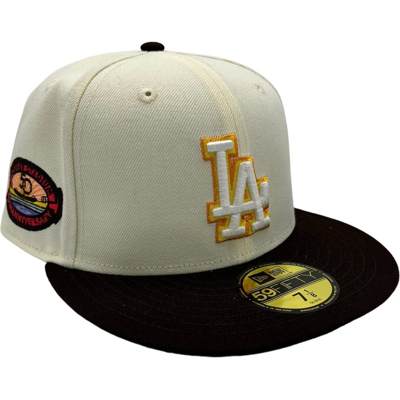 New Era Los Angeles Dodgers Cream Landmark 59FIFTY Fitted Hat