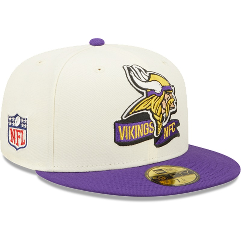 New Era Minnesota Vikings 2022 Sideline 59FIFTY Fitted Hat