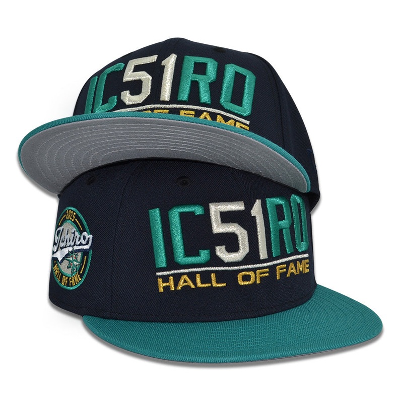 Seattle Mariners “THE WIZARD” Exclusive New Era 59Fifty Fitted Hat – Navy/Northwest Green 6 7/8