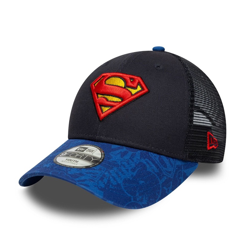 Superman Youth DC Blue 9FORTY Trucker Adjustable Cap Youth