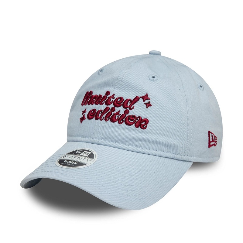 Womens New Era Phrase Pastel Blue 9TWENTY Adjustable Cap OSFM