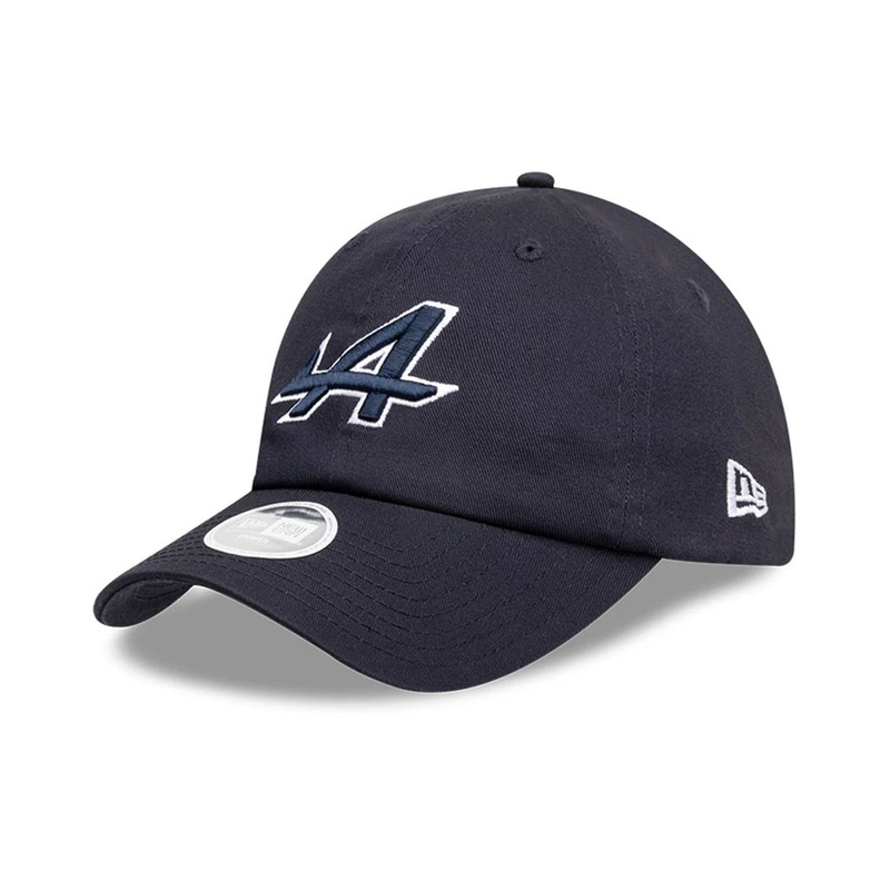 Alpine Racing Womens Team Navy Pony Tail Adjustable Cap OSFM