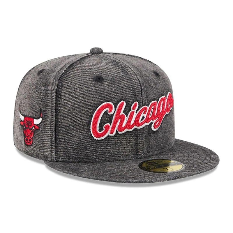 Chicago Bulls NBA SC Pastel Black 59FIFTY Fitted Cap 6 7/8