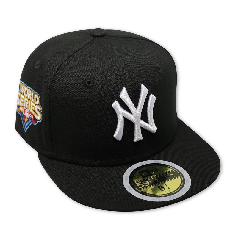 KIDS – NEW YORK YANKEES (2009 WORLD SERIES) NEW ERA 59FIFTY (SKY BLUE UNDER VISOR) 63/8