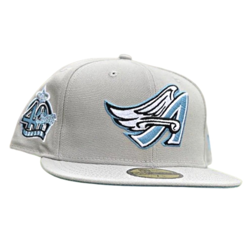 New Era Los Angeles Angels Cool Grey 40th Anniversary 59FIFTY Fitted Hat