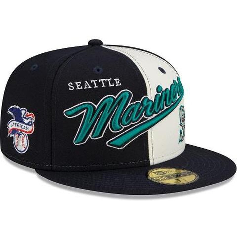 New Era Seattle Mariners Split Front 59fifty Fitted Hat