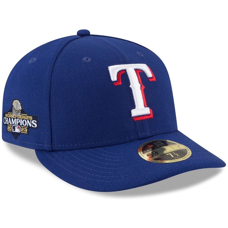 New Era Texas Rangers 2023 World Series Champions Low Profile 59FIFTY Fitted Hat
