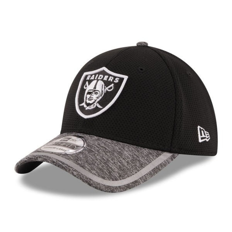 Oakland Raiders New Era NFL 2016 Training 39Thirty Flex-Fit Hat – Black L/XL