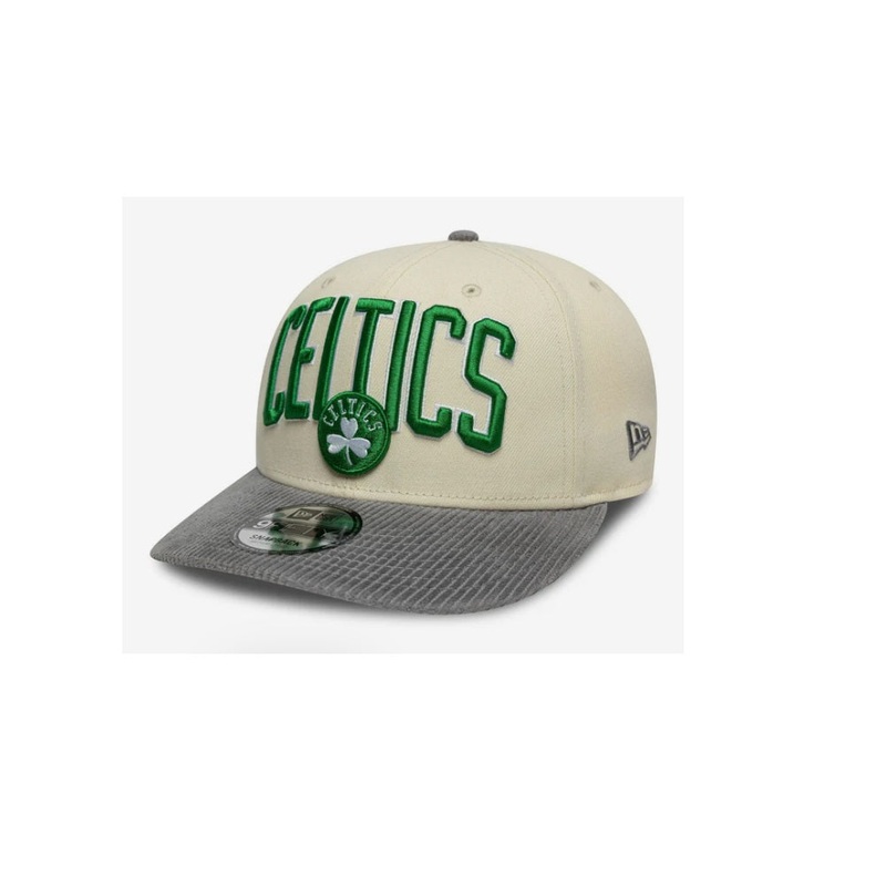 Boston Celtics 9FIFTY NBA Pre Curved Cord Visor Stone Cap XS-S