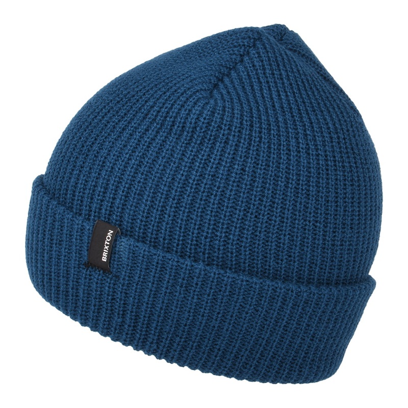 Brixton Hats Heist Cuffed Beanie Hat – Mid Blue 1-Size