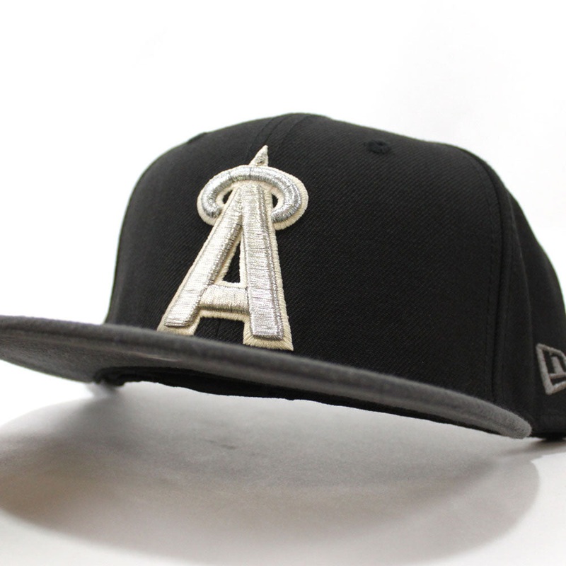 California Angels New Era 59Fifty Fitted Hat (Black Dark Gray) 7