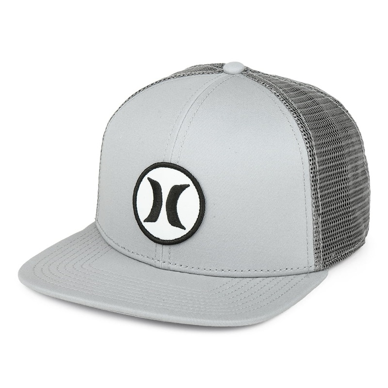 Hurley Hats Circle Trucker Cap – Grey Adjustable