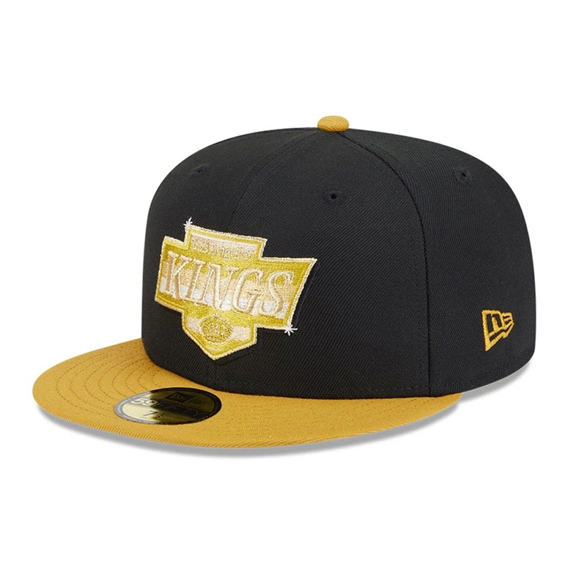LA Kings NHL 59FIFTY Day Black 59FIFTY Fitted Cap 6 7/8