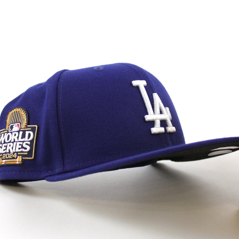 Los Angeles Dodgers 2024 World Series Authentic New Era 59Fifty Fitted Hat (Royal Blue) 7