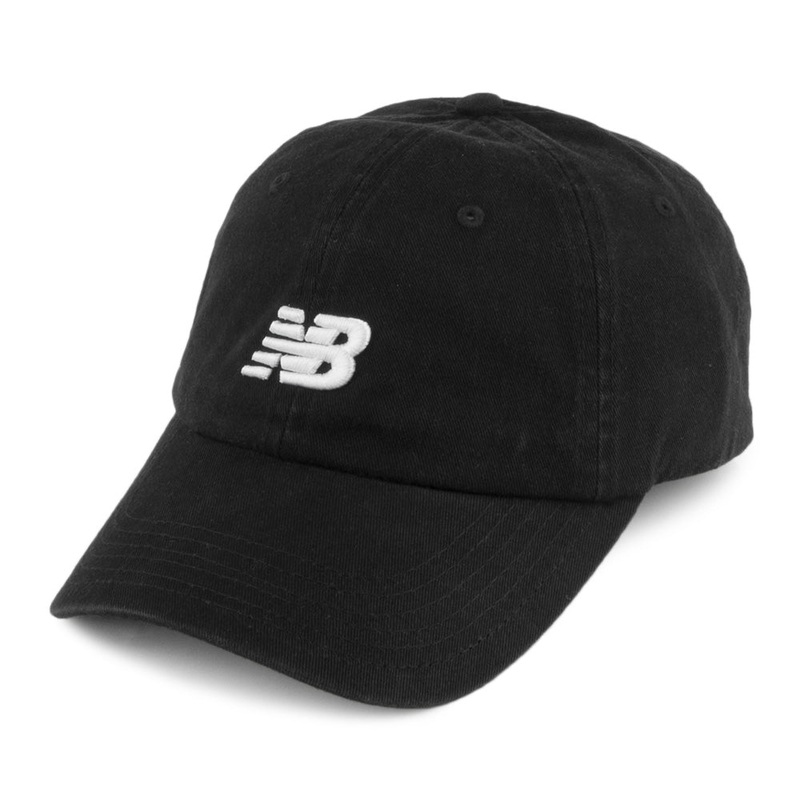 New Balance Hats Classic NB Curved Brim Baseball Cap – Black Adjustable