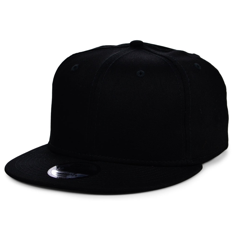 New Era 9FIFTY Flatbill Snapback – Black Adjustable