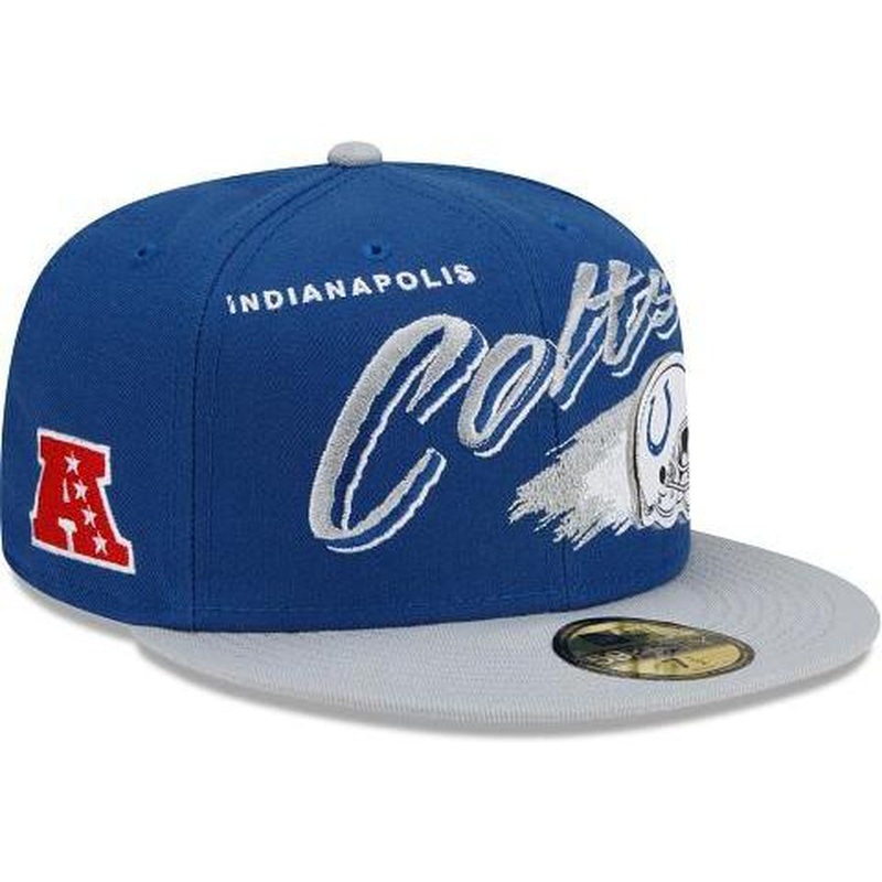 New Era Indianapolis Colts Helmet 59fifty Fitted Hat