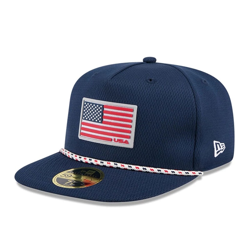 PGA Ryder Cup 2025 Saturday Dark Blue 59FIFTY A-Frame Fitted Cap 6 7/8