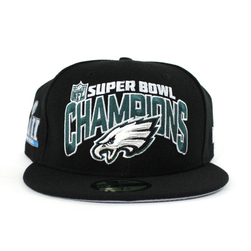 Philadelphia Eagles New Era NFL Super Bowl LII Secondary Champ 59FIFTY Fitted Hat 7