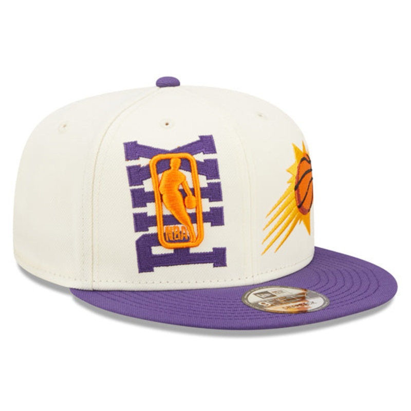 Phoenix Suns New Era 2022 NBA Draft 9FIFTY Snapback Adjustable Hat – Cream/Purple
