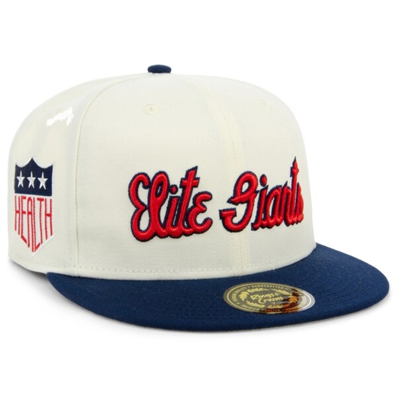 Rings & Crwns  Baltimore Elite Giants Team Fitted Hat – Cream/Navy