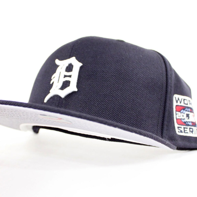 Detroit Tigers 2006 World Series New Era 59Fifty Fitted Hat (Navy Gray Under Brim) 7