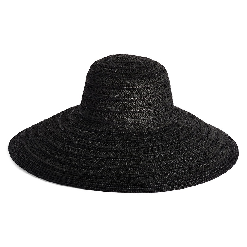 Failsworth Hats Rousham Wide Brim Sun Hat – Black 1-Size