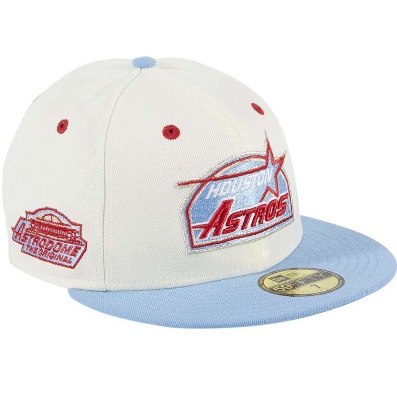 New Era Houston Astros Cool Fall Fashion Astrodome 59FIFTY Fitted Hat