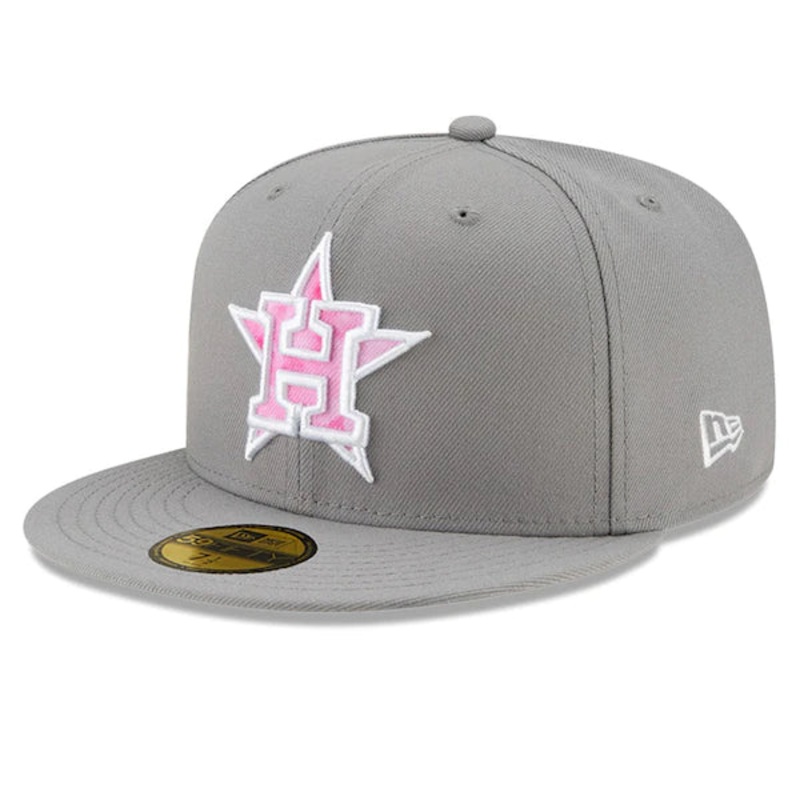 New Era Houston Astros Gray 2022 Mother’s Day On-Field 59FIFTY Fitted Hat