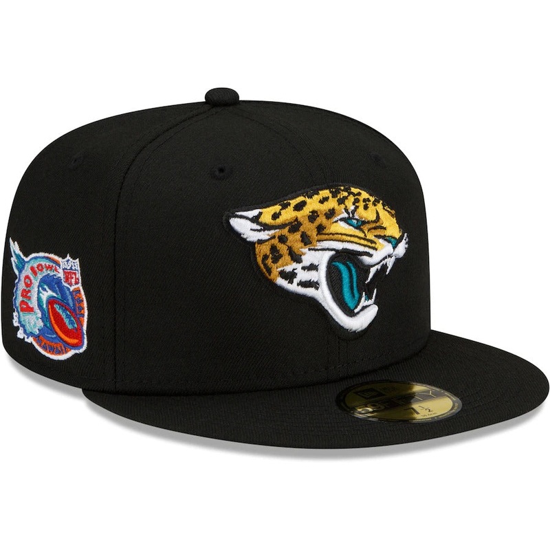 New Era Jacksonville Jaguars Black Patch Up 1997 Pro Bowl 59FIFTY Fitted Hat