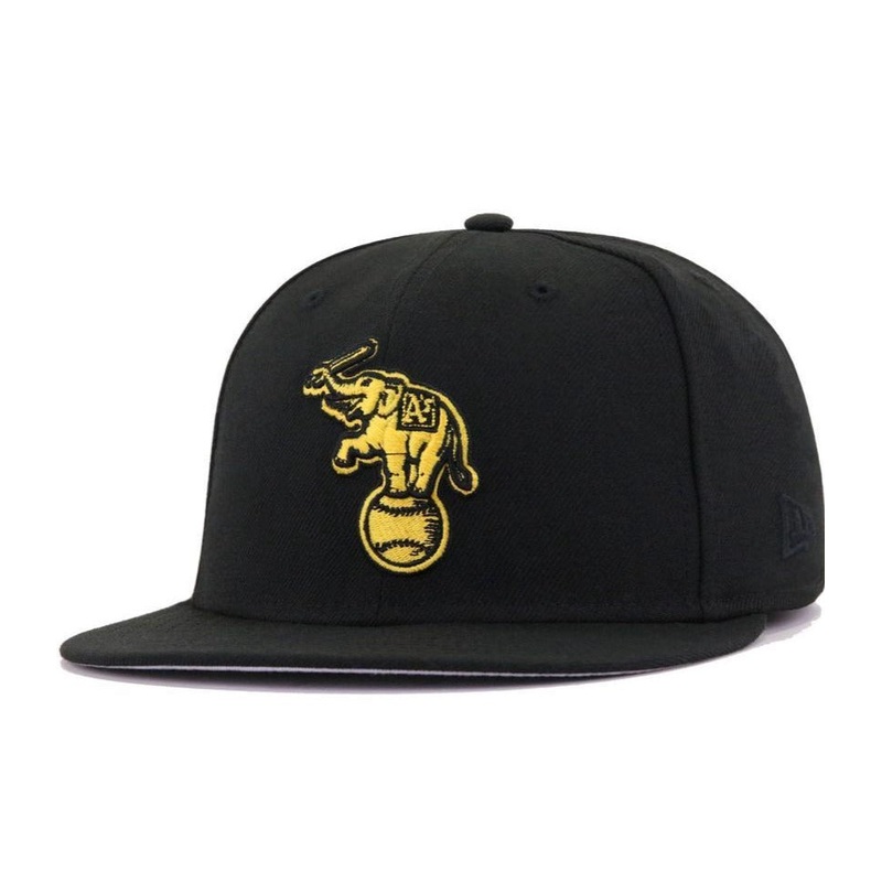 New Era Oakland Athletics Black Alternate Battle of the Bay 1989 World Series 59FIFTY Fitted Hat