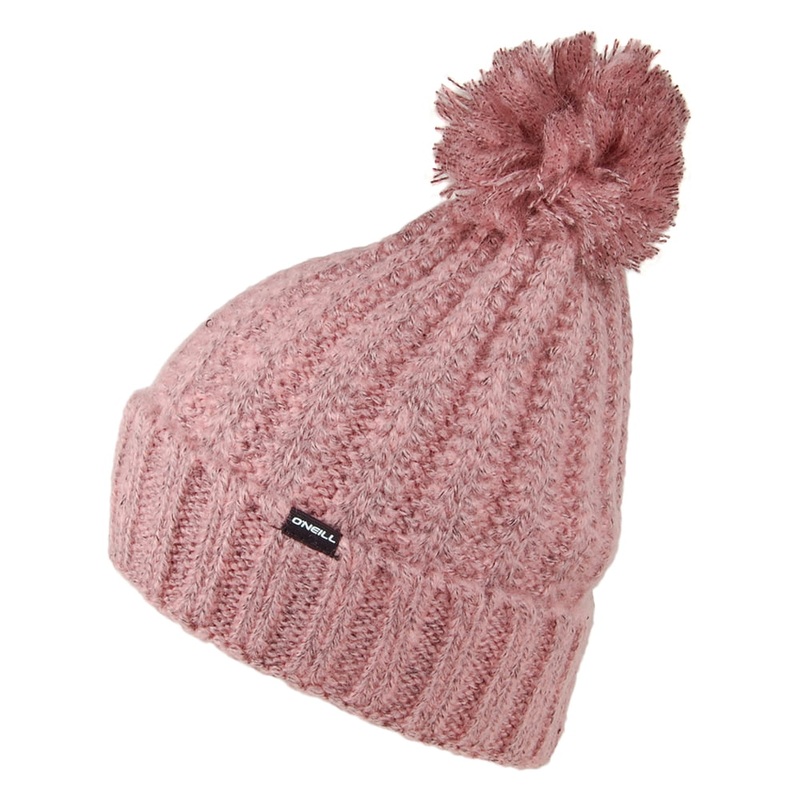 O’Neill Hats Chunky Knit Bobble Hat – Rose 1-Size