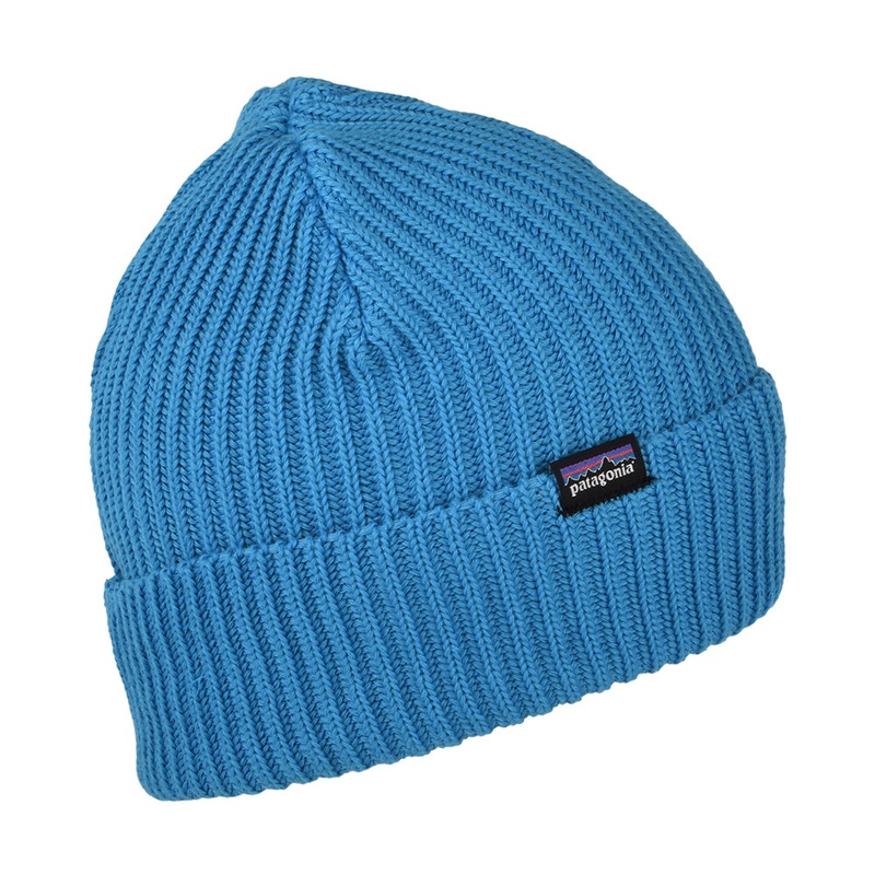 Patagonia Hats Fishermans Rolled Beanie Hat – Mid Blue 1-Size