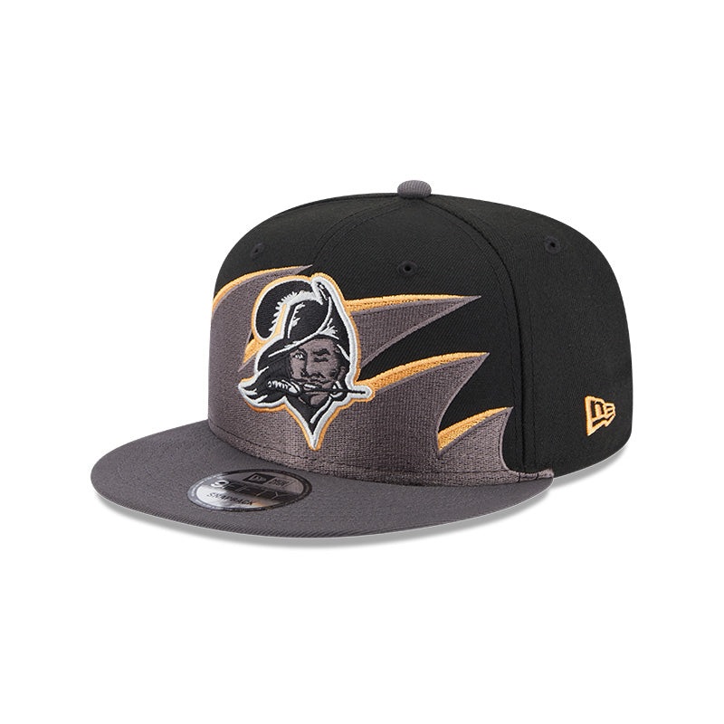 Tampa Bay Buccaneers NFL New Era Tidal Wave 9FIFTY Snapback Hat – Black/Graphite